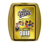 Winning Moves- Top Trumps Quiz - World Football Stars Juegos de Cartas (4035576064022) [ versión en alemán]