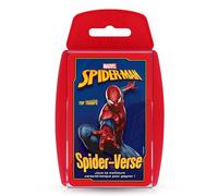 Winning Moves Top Trumps Spiderman - Juego de Cartas y Mesa de Batallas - Juego de Viaje - De 2 a 6 Jugadores - A Partir de 6 Años - Versión Francesa