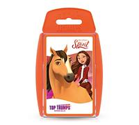 Winning Moves - Top Trumps - Spirit Riding Free - Juego de Cartas Spirit - Edad 6+ - Español