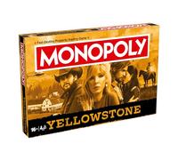 Winning Moves Yellowstone Monopoly Board Game, avanza a Dutton Ranch Main House, campamento de verano y cambia tu camino hacia el éxito, gran regalo para mayores de 16 años