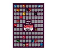 #winning Póster de pared para rascar tamaño A2 (debe ver películas de terror)