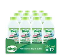 Winni's - Cuidado para lavadora desinfectante, acción limpiadora, antical y antimalos olores, con materias primas de origen vegetal y bio, 250 ml x 12 paquetes