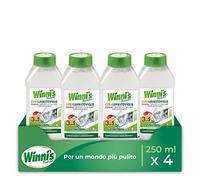 Winni's - Cuidado para lavavajillas, con materias primas de origen vegetal y orgánico, 250 ml x 4 paquetes