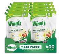 Winni's - Suavizante concentrado hipoalergénico Ecoformat, 400 lavados, aroma a pachulí y argán, con perlas aromáticas biodegradables, 1250 ml x 8 paquetes