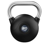WINNOW kettlebells Juego de pesas de entrenamiento de fuerza con agarre antideslizante para entrenamiento de todo el cuerpo, gimnasio en casa (20lb Azul)