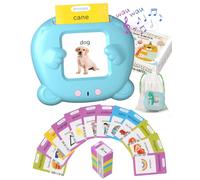 Winnrok Cartas parlantes Montessori Bilingüe, Flashcards Niños Italiano, Amigo Vocabolo Juego, Juegos Montessori Niños 2 Años, Aprender Hablar Número Animales, Autismo y Logopedia Azul