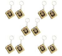 WINOMO 10 llaveros con diseño de libro de Arca Corán, estilo vintage, religioso, para bolso musulmán, decoración del coche (color aleatorio)