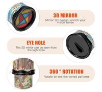 Winomo 2pcs Classic Kaleidoscope Toy Novelty Games Toy Educational Toys for Kids Children (random Color)