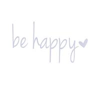 Be Happy - Pegatina autoadhesiva para coche o camión, 14 x 7,5 cm, color