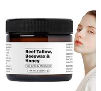 WINONDE Hidratante de sebo de Res, bálsamo de sebo de Res y Miel, Crema para el Cuidado de la Piel de sebo de Res, Crema Facial reafirmante humectante Duradera para Piel Seca y Sensible