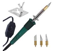 WINONS Cuchillo Caliente Cortador de Plástico con Controlador de Temperatura WHK0008, Cortadora Poliestireno igual que Cortador de Espuma, Cutter Profesional (Kit de 5)