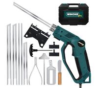 WINONS Hilo Caliente Cortador de Espuma con Trineo y Regla - 330W, Cortador de Poliestireno WFC0014 con Controlador de Temperatura Numerado - 710°C Temp Max, Profesional Cortadora Porexpan (Kit de 12)