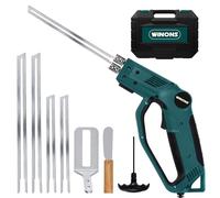 WINONS Hilo Caliente Cortador de Espuma, WFC0013 Cortador de Poliestireno con Controlador de Temperatura Numerado - 630°C Temp. Max, Cortadora Porexpan para Todo tipo de Proyectos (Kit de 8)