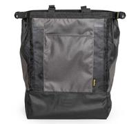 Winora Burley Travoy - Bolsa de Mercado Unisex para Adultos, Color Negro/Gris, 40 l