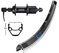 Winora Unisex - Adultos Laufräder-2146061700 Laufräder, schw/silb, One Size