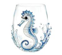 WinPecal Copas de Vino Artísticas Sin Tallo 3D, Regalos Decoración del
