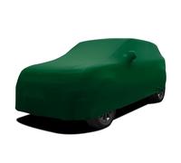 WinPower Funda Coche Interior Antipolvo Transpirable Elástica Lona Cubre Funda Protectora Completa Suave Antiarañazos SUV Cubierta para Garaje Exposición de Coches Verde, 4.76-5.10M, 1 Pieza