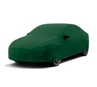 WinPower Funda Coche Interior Antipolvo Transpirable Elástica Lona Cubre Funda Protectora Completa Suave Antiarañazos Hatchback Cubierta para Garaje Exposición de Coches Verde, 3.95-4.25M, 1 Pieza