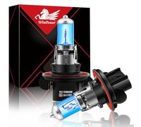 WinPower H13/ 9008/ P26.4t Bombillas halógenas 60W / 55W 5000K Blanco cálido Viga alta/Haz de luz Lámpara 12V Auto Coche Bulbo, 2 piezas