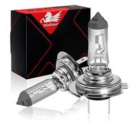WinPower H7 55W Faros delanteros halógenos 3000K Amarillo Superbrillante 12V Luz antiniebla del coche Lámpara de motocicleta, 2 piezas