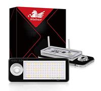 WinPower LED Luces de matrícula 18SMD Bombilla de luz de matrícula 6000K Blanco Sin errores Compatible con Audi A4 S4 B5 RS4 A6 B4 C5 RS6 etc., 2 Piezas