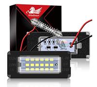 WinPower LED Luces de matrícula para coche Lámpara Numero plato luces Bulbos 3582 SMD con CanBus No hay error 6000K Xenón Blanco frio para Mini R55 / R56 / R57 / R58 / R59 etc., 2 Piezas