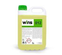 WINS-Detergente Máquinas Lavavajillas Profesional Aguas Duras 012 | Garrafa 5 L | Limpieza Potente de Vajilla en Lavavajillas Industriales | Uso Profesional | 100% Made in Spain