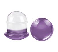 WINSENET Juego de 2 a 4 medidores de oreja de vidrio/piedra, tapones de 3 a 41 mm para medidores de orejas con anillos de goma, kit de estiramiento de oreja de vidrio de una sola llamarada, expansor
