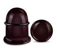 WINSENET Juego de 2 a 4 medidores de oreja de vidrio/piedra, tapones de 3 a 41 mm para medidores de orejas con anillos de goma, kit de estiramiento de oreja de vidrio de una sola llamarada, expansor