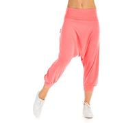 Winshape - Bolsa de Deporte para Mujer Pantalones Harén Pantalón wbe7 Dance Fitness Tiempo Libre Deporte, Todo el año, Mujer, Color Rosa - Coral neón, tamaño M