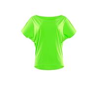 WINSHAPE Camiseta de Baile Funcional para Mujer Dt101, Mujer, Camiseta, DT101, Verde neón, Extra-Small