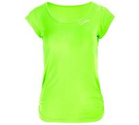 WINSHAPE Camiseta de Manga Corta Funcional para Mujer Aet106 Tirantes, Verde neón, Extra-Small