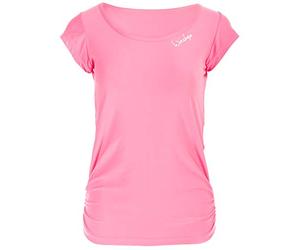 WINSHAPE Camiseta de Manga Corta para Mujer Aet106, Muy Ligera, Estilo Ajustado, Fitness, Yoga, Pilates