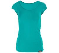 WINSHAPE - Camiseta de Manga Corta para Mujer, Unzutreffend, Mujer, Color Ocean/Grün, tamaño Small