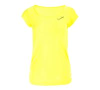 WINSHAPE Camiseta de Manga Corta Funcional para Mujer Aet106 Tirantes, Amarillo neón, Small