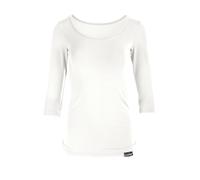Winshape WS4 - Camiseta para Mujer con Mangas de 3/4 Yoga, Pilates, Mujer, Color Weiß, tamaño Extra-Large