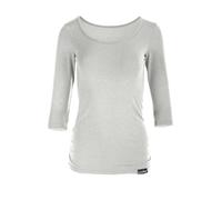 Winshape WS4 - Camiseta para Mujer con Mangas de 3/4 Yoga, Pilates, Mujer, Color Gris, tamaño Extra-Small