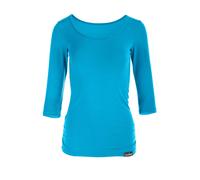 Winshape WS4 - Camiseta para Mujer con Mangas de 3/4 Yoga, Pilates, Mujer, Color Turquesa, tamaño Medium