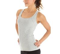 Winshape Cross Back Top - Prenda, Color Gris (Grey - Grey-Melange), Talla XL