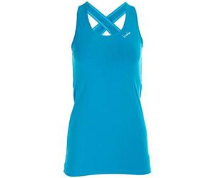WINSHAPE Damen Functional Tanktop Wvr32 mit Offenem „Drop Back Design All-fit Style Camiseta de Tirantes, Mujer, Turquesa, Large