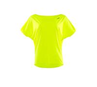 WINSHAPE Damen Super Leichtes Functional Dance-Top Dt101 Camiseta, Amarillo neón, Large para Mujer