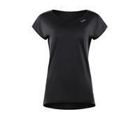 WINSHAPE Damen Ultra Leichtes Modal-kurzarmshirt mit Abgerundetem Saum Mct013 Camiseta de Manga Corta, Mujer, Negro, Medium