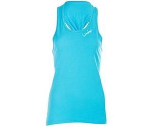 WINSHAPE Damen Ultra Leichtes Modal-Tanktop Mct001 Dance Style, Fitness Freizeit Sport Yoga Workout Camiseta de Tirantes, Mujer, Sky-Blue, XX-Large