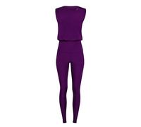 WINSHAPE Functional Comfort Jumpsuit Js102lsc Mono, Dark Plum, Small Mujeres
