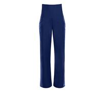 WINSHAPE Functional Comfort Tobillo Culottes Cul601c High Waist Pantalones de Entrenamiento, Azul Oscuro, Medium para Mujer