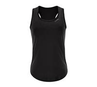WINSHAPE Functional Light and Tanktop Aet128ls, Ultra Soft Style Mangas/Camiseta de Tirantes, Negro, XL para Mujer