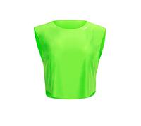 WINSHAPE Functional Light Cropped Top Aet115 Camiseta, Verde neón, Small para Mujer