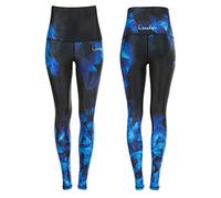 Winshape Mallas funcionales para Mujer Hwl102 de Cintura Alta, Color Zafiro/rubí/Esmeralda, Estilo Ajustado, con Efecto Antideslizante, Fitness, Ocio, Deporte, Yoga, Entrenamiento