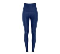 WINSHAPE Leggings funcionales Comfort Tights Hwl117c High Waist en Estilo Vaquero con aplicación en Forma de V y Cintura Central
