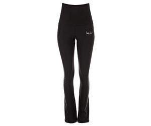 WINSHAPE Leggings funcionales para Mujer con Corte de Bota Bchwl102, Cintura Alta, Color Negro, Estilo Ajustado, Fitness, Ocio, Deporte, Yoga, Entrenamiento